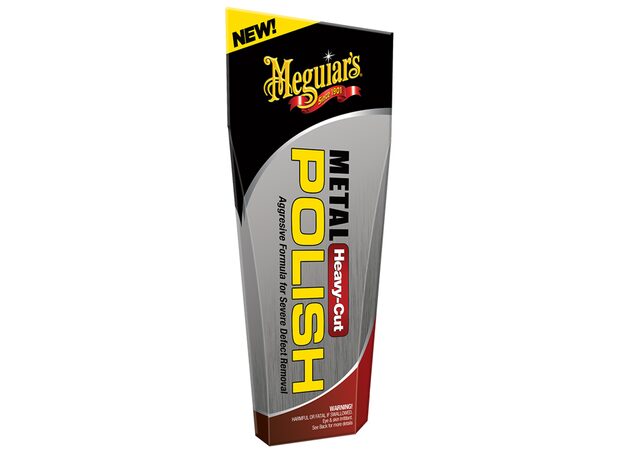 Meguiars Heavy-Cut Metal Polish - extra abrazivní leštěnka na kovy, 119 g