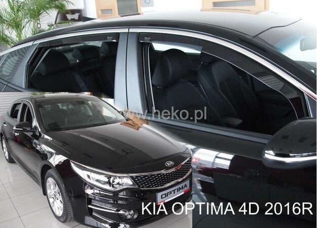 Ofuky oken - Kia Optima 4D 16R (+zadní)