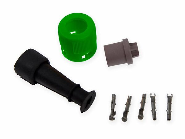 Zástrčka BAJONET 5pin, P zelená, AGADOS