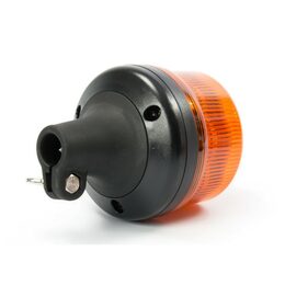 Oranžový maják LED s úchytem na tyč, 8LED, B16-DP-A