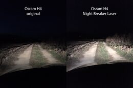 Autožárovky Osram H7 Night Breaker LASER +130% 2ks