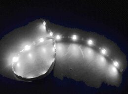 LED pásek voděodolný 12V, 72LED bílá