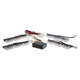 PREDATOR LED do mřížky, 12V, oranžový, 12x165x15mm