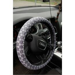 Potah na volant Honey šedý ( 37-39 cm)