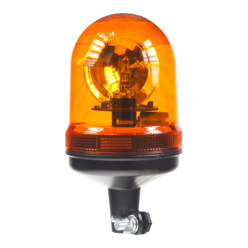 Halogen maják, 12 i 24V, oranžový na držák, ECE R65