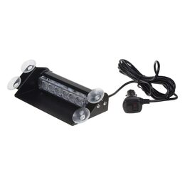 PREDATOR LED vnitřní, 6x3W, 12-24V, modrý, 210mm, ECE R10
