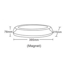 x LED rampa oranžová, 32LEDx3W, magnet, 12-24V, 395mm, ECE R65 R10