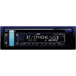 JVC autorádio s CD/MP3/USB/AUX/Bluetooth připojení/bílé podsvícení/odním.panel