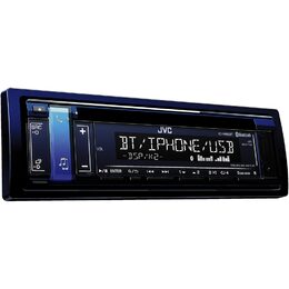 JVC autorádio s CD/MP3/USB/AUX/Bluetooth připojení/bílé podsvícení/odním.panel