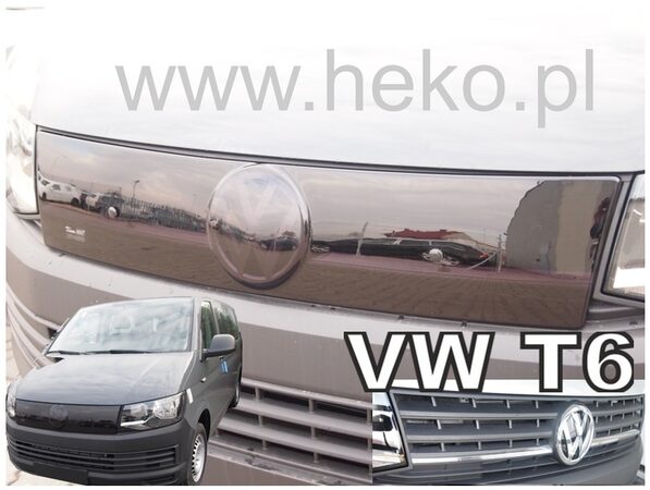 Zimní clona Volkswagen Transporter/Caravelle T6 r.v. 2015-> černá mříž