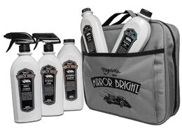 Meguiars Mirror Bright Kit - výhodná sada autokosmetiky s taškou v designu Mirror Bright