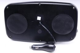 LED světelná rampa modrá, magnet, 30x 3W LED, ECE R65
