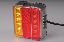 LED světla s elektrokabeláží k vleku 7pin/4m s magnetickým uchycením