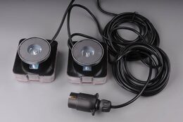 LED světla s elektrokabeláží k vleku 7pin/4m s magnetickým uchycením