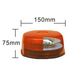 PROFI LED maják, 12-24V, oranžový, ECE R10, magnet