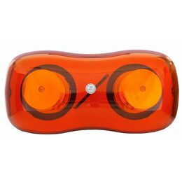 PROFI LED rampa oranžová, 36LEDx3W, magnet, 12-24V, 419mm, ECE R65/R10