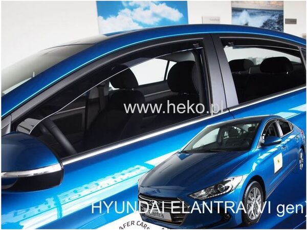 Ofuky oken - Hyundai Elantra VI 4D r.v. 2016-> (+zadní)