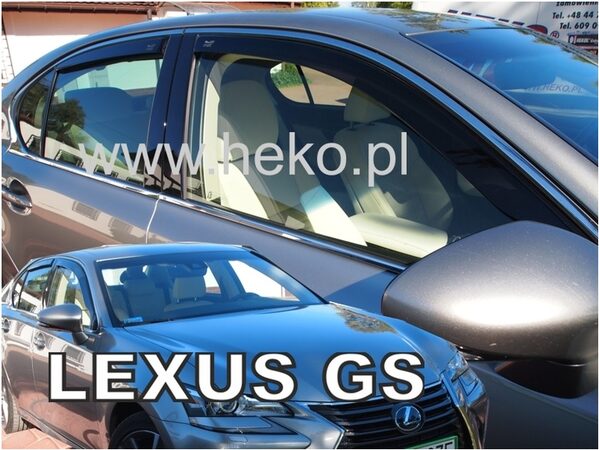 Ofuky oken - Lexus GS 250 4D r.v. 2016-> (+zadní)