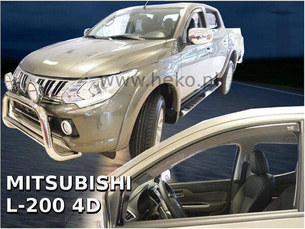 Ofuky oken - Mitsubishi L 200 Double Cab 4D r.v. 2015->, přední