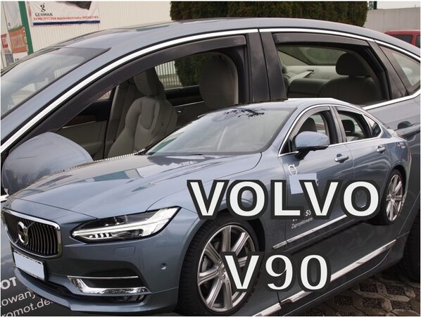 Ofuky oken - Volvo S90 4D r.v. 2016-> (+zadní)