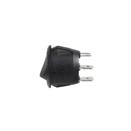 Spínač kolébkový kulatý 20A červená LED