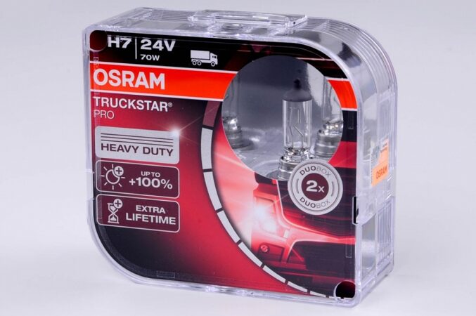 Autožárovky H7 24V 70W PX26d TRUCKSTAR PRO 2ks box OSRAM o 100% více světla a životnosti