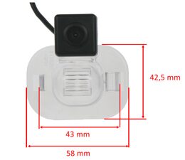 Kamera PAL/NTSC do vozu Hyundai ix20, Venga 09-