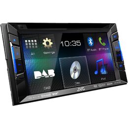 JVC 2DIN autorádio FM / DAB+ / DMB / CD / DVD / USB / AUX, Bluetooth s 6,2" displej