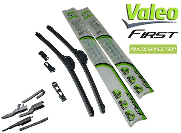 Stěrače VOLKSWAGEN T5 Caravelle r.v. 2003-2009, VALEO 2 ks