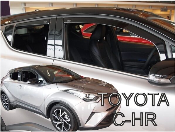 Ofuky oken - Toyota C-HR 5D r.v. 2016-> (+zadní)