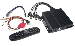 Černá skříňka pro záznam obrazu ze 4 kamer, 1x slot SD
