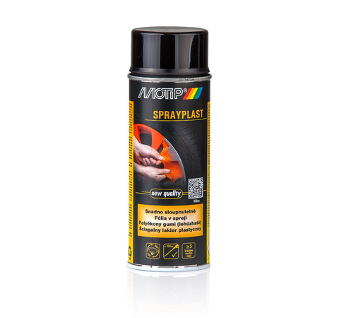 Fólie ve spreji - plastidip MOTIP, černý lesklý 400ml