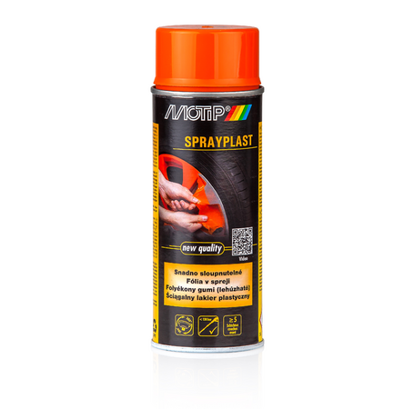 Fólie ve spreji - plastidip MOTIP, oranžový 400ml