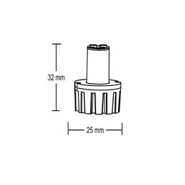 LED stroboskop bílý 2x3W, 12-24V