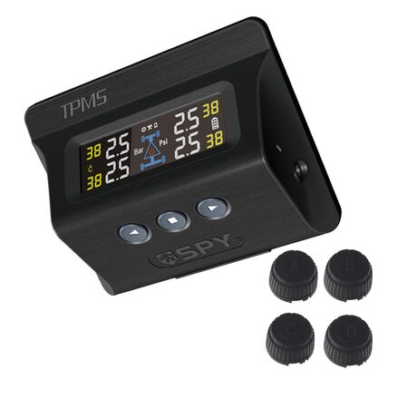 TPMS kontrola tlaku v pneumatice 4 externí čidla / solární napájení