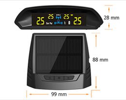 TPMS kontrola tlaku v pneumatice 4 externí čidla / solární napájení