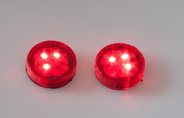 nE LED bezpečnostní osvětlení dveří, červené (sada 2 ks vč. baterie)
