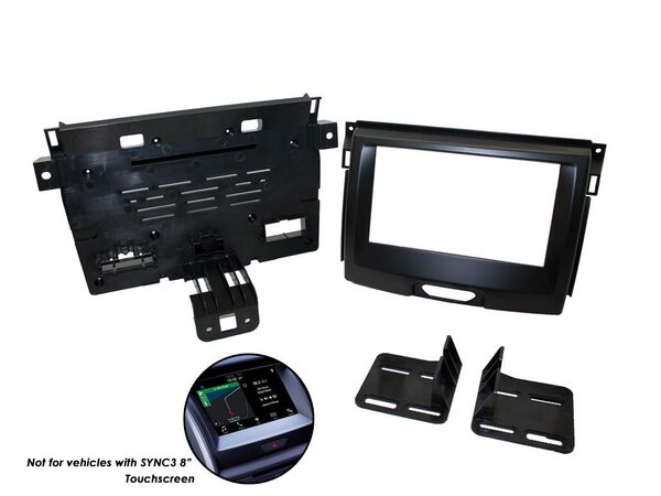 2DIN redukce pro Ford Ranger 2015-, Everest 2015-
