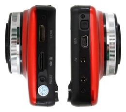Kamera do auta Full HD 2,4"červená GPS