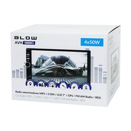 Autorádio BLOW AVH-9880 MP3, USB, SD, MMC, FM, GPS + dálkové ovládání