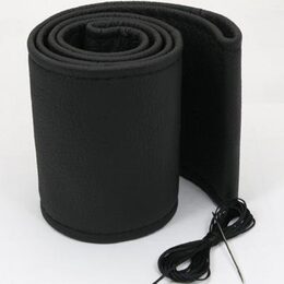 Potah na volant kožený D, průměr volantu 40,5-43cm a obvod věnce 8,2-8,9cm