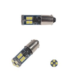 LED BA9s bílá, 12-24V, 12LED/3030SMD