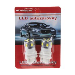 LED T20 (3157) bílá, 12-24V, 11LED/5730SMD