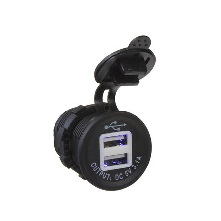 x 2x USB zásuvka