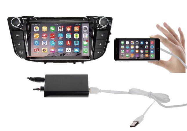 USB zrcadlové zobrazení telefonu v navigaci