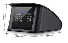 Palubní DISPLEJ 2,6" LCD, OBDII, FULL