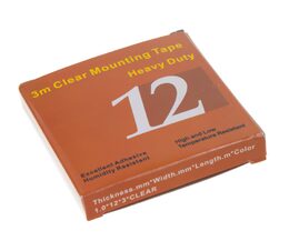 Oboustranná lepící páska transparentní, 12mmx3m