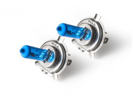 Autožárovky PIAA Stratos Blue 6000K H4 - studené bílé světlo s xenonovým efektem