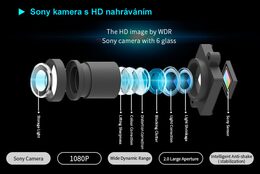 DVR kamera do auta HD, Wi-Fi, Hyundai, Kia, Toyota