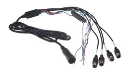 AHD 960,720P monitor 9" s kvadrátorem a s 4x4PIN vstupy